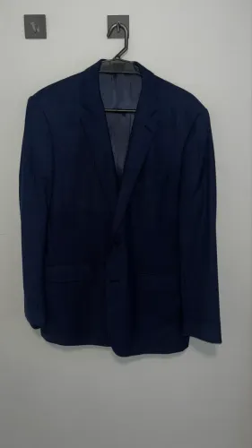 Paletó / Blazer Brooksfield Manchester Azul 54M - Australian Wool