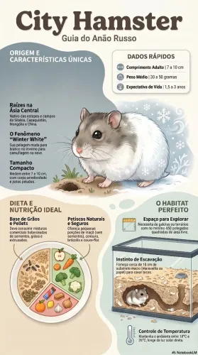 Hamster com gaiola