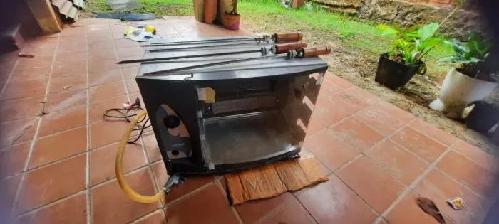 Forno rotativo (Arke) a gás - usado 1 vez