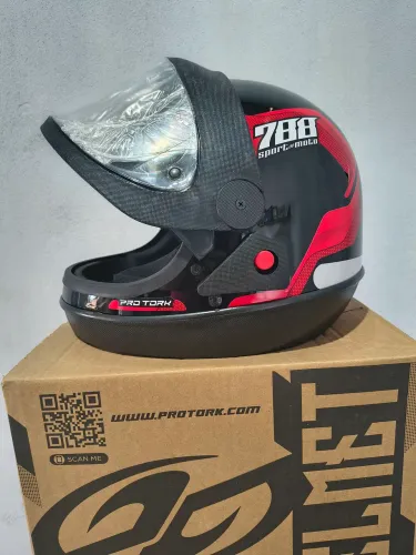 Capacete 788 Vermelho Tam 56 e 58
