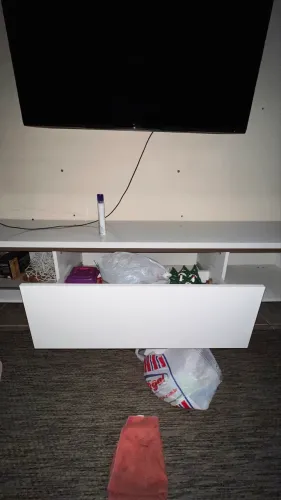 Rack para TV até 75 Polegadas Madesa Reims 2 Portas 1 Gaveta