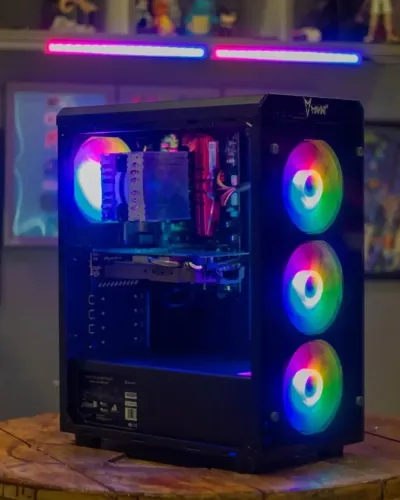 PC i7 8700, GTX 1060 5GB, 16GB RAM, SSD 240GB, H310, Fonte 400W, Gabinete Mavint