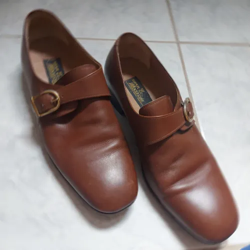 Sapato Masculino Casual Social em Couro Marrom - Super Moccassim (Vintage/Retrô)