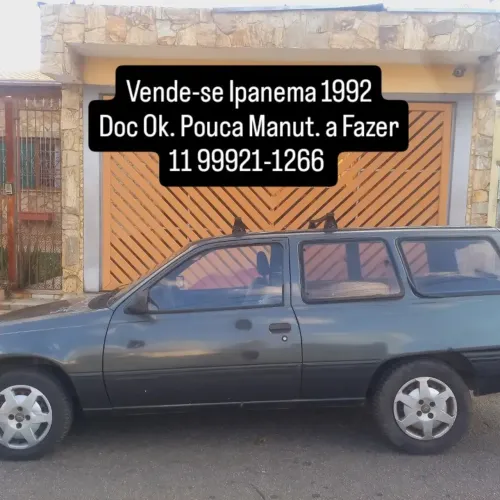 Chevrolet Ipanema GLS/sle 2.0efi /sl/e1.8/sol/wave (álcool) 1992