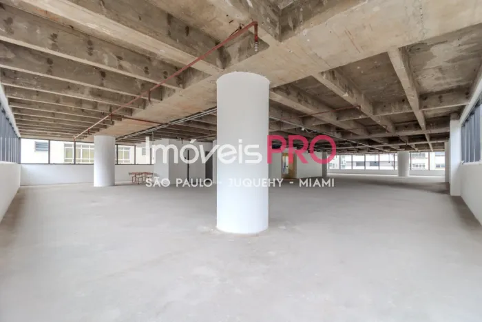 Laje corporativa para locação | 617,31 m² | 4 vagas | Jardim Paulista