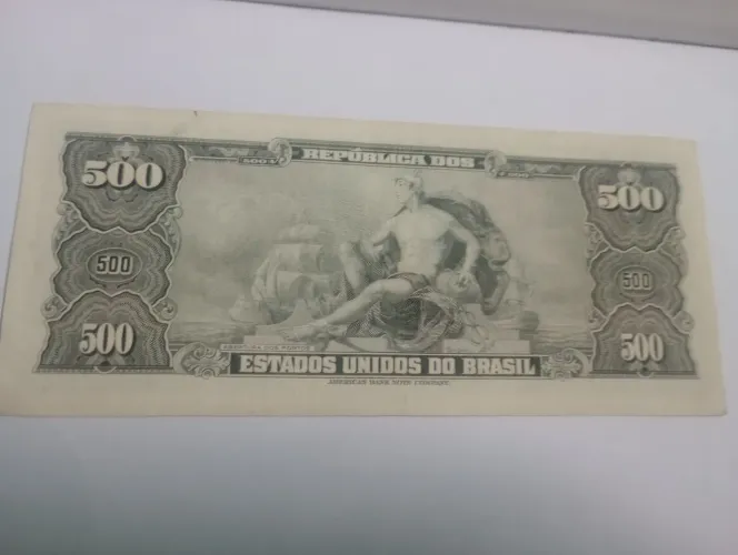Cédula Antiga 500 Cruzeiros - Dom João VI - Colecionador