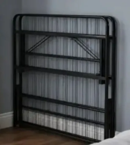 Cama Dobrável Aço Hashigo Base Box Solteiro Reforçada