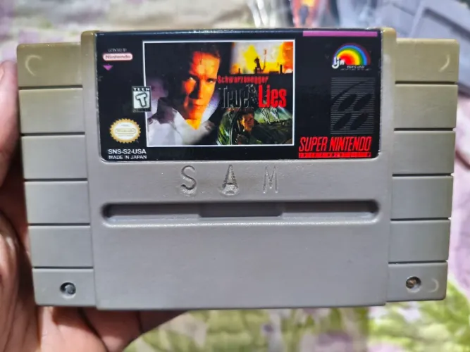 True Lies Original Americano SNES