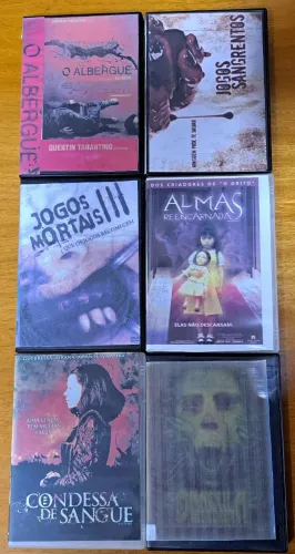 LOTE N°03 - LOTE DE DVDs USADOS + BRINDE