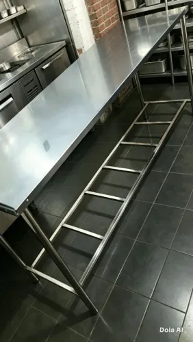 Mesa toda em inox 1.90 X 55