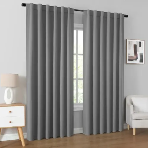 Cortina Blackout Cinza Claro 2,70m x 1,80m Alta Qualidade