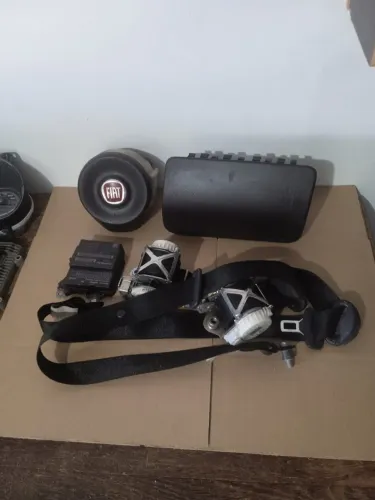 Kit Airbag Modulo Cinto Grand Siena 2012 13 14 2015 Original 