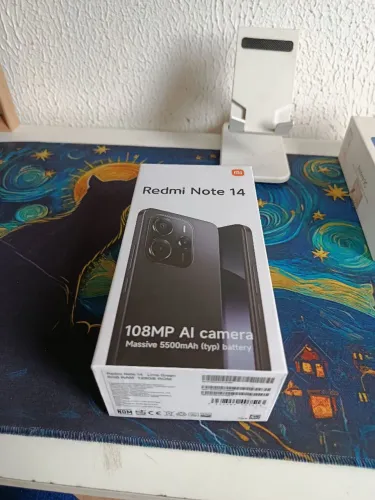 Caixa Original Redmi Note 14 (Lime Green) - Nova e Vazia
