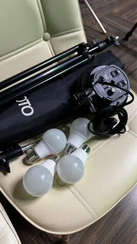 2 Kit SoftBox completo com lâmpadas 