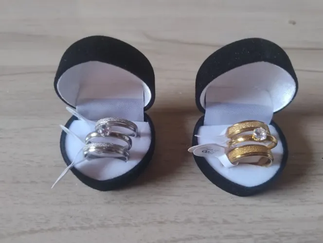 Trios Alianças Para Casal Por R$70,00