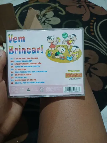 Cd dá turma da Mônica vem brincar 
