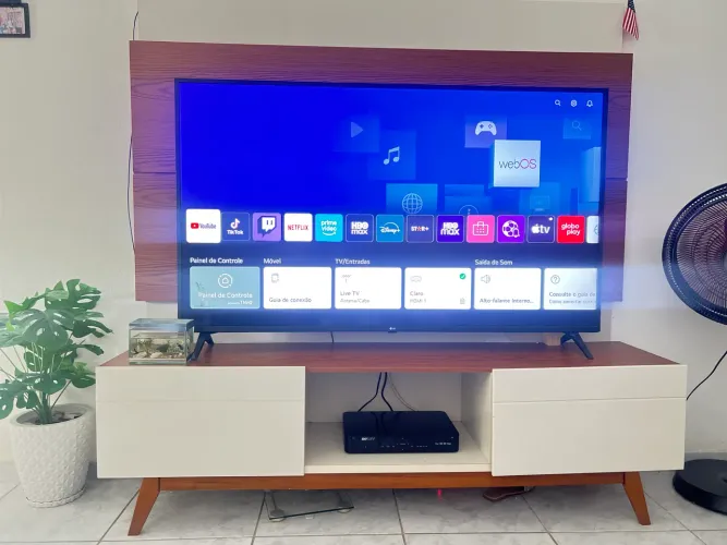 Tv LG 65 polegadas, 1 ano e 2 meses de uso