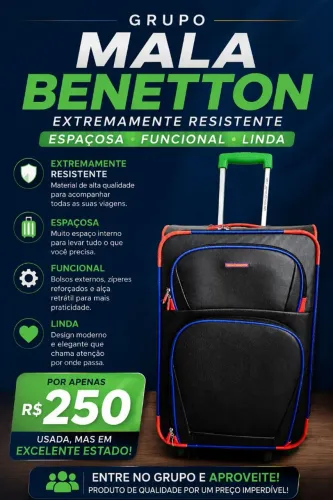 Mala de bordo Benetton
