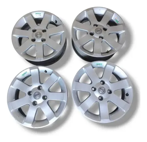 Jogo De Roda Nissan Sentra 2007 2012 Prateado
