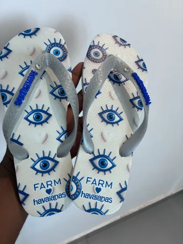 Chinelo Farm 37/38 Olho Grego