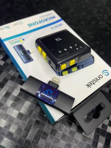 MICROFONE LAPELA WIRELESS SEM FIO ANATEL - MC814 ONISTEK