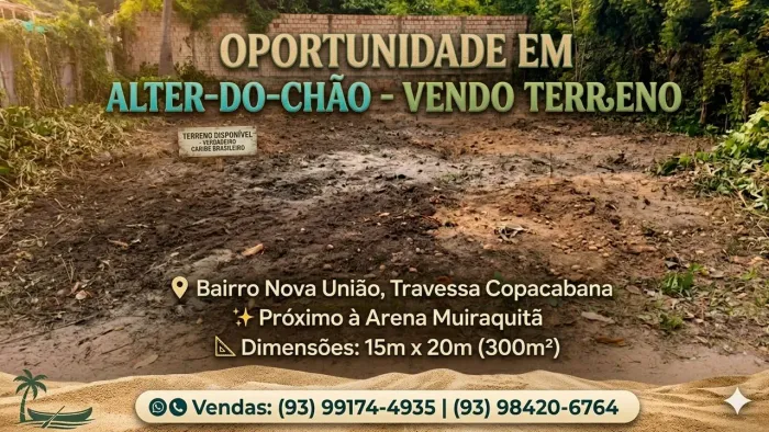 TERRENO ALTER DO CHÃO 