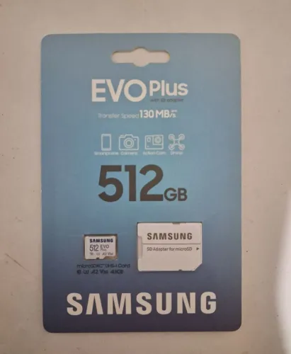 Promoção Cartão de Memória 512gb Samsung Evo Original Novo( ACEITO CREDISHOP)