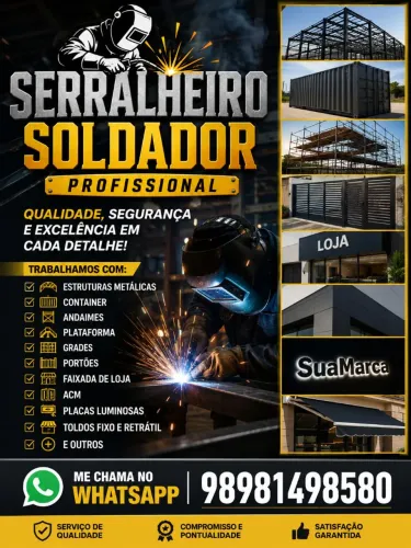 Soldador serralheiro