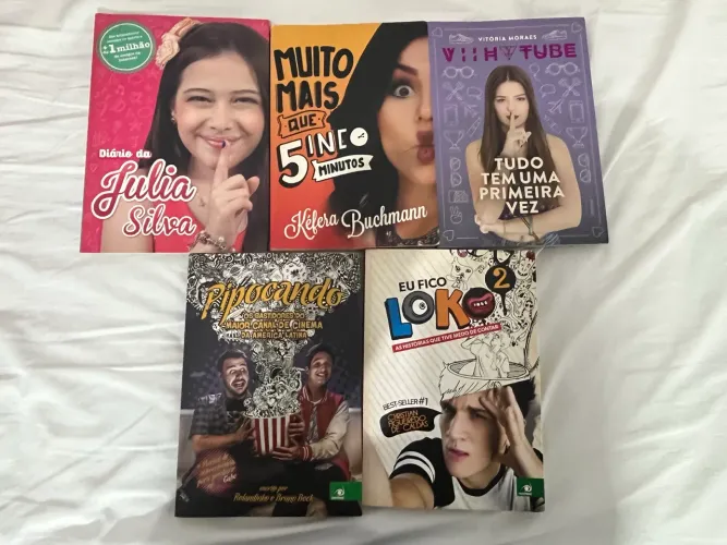 5 Livros Youtubers Teen