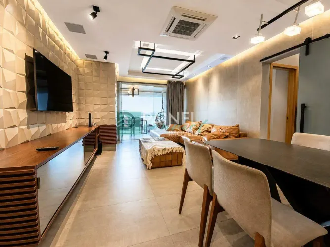 Apartamento à venda no Gonzaga (Frente) em Santos/SP | 2 suítes, varanda gourmet e 2 vagas