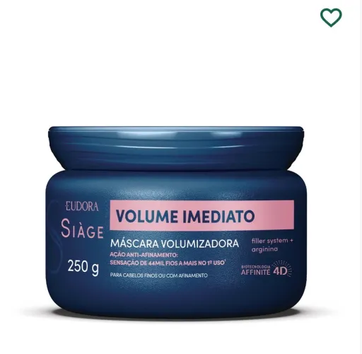 Máscara siage volume imediato 