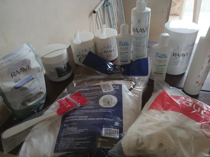 Kit Profissional Estética Completo Raavi,Depilo Bella+ Máscara Térmica Novo