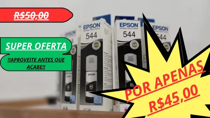 Refil tinta Epson Black 544