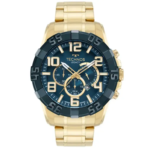 RELÓGIO TECHNOS MASCULINO LEGACY DOURADO OS20IQS