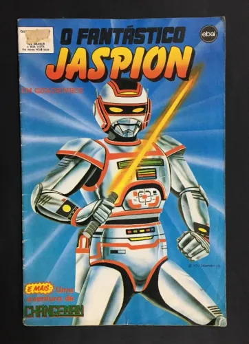 HQ O Fantástico Jaspion & Changeman Nº 5 Original Revista em Quadrinhos - Ebal 1989