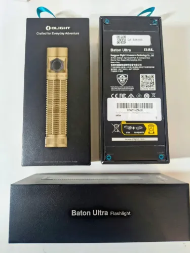 Lanterna Olight Baton Ultra Lanterna Edc 1800 lumens Lacrada / Código QR original