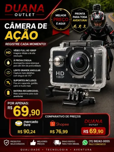 Câmera esportiva