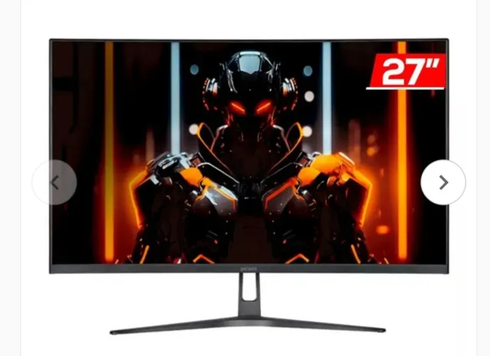Monitor Gamer Curvo 27 Pol Curvo 1ms, 165hz
