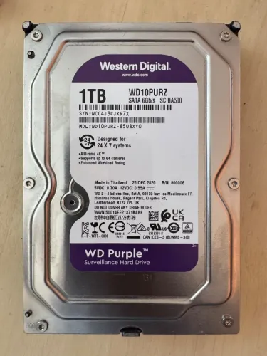 Hd 1tb wd  purple