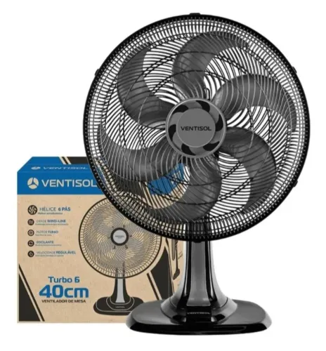 Ventilador de mesa 40 cm grande. Novo de fábrica 