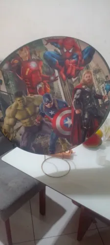 Painel redondo vingadores