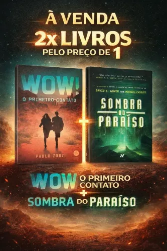 2x livros. Wow o prineiro Contato, Sombra do Paraíso