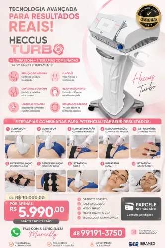 Heccus turbo equipamento estético 