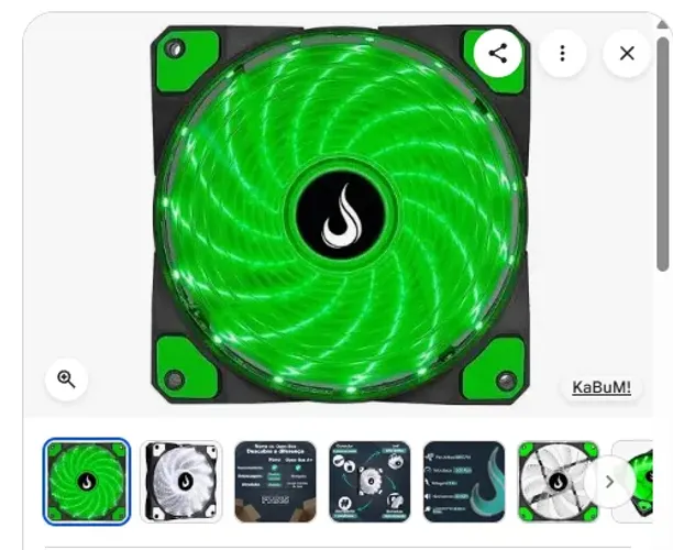 Cooler Fan Rise Mode Wind W1 120mm LED