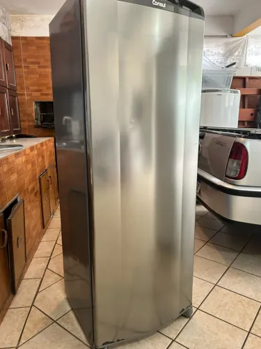 Geladeira consul inox 365 frost free