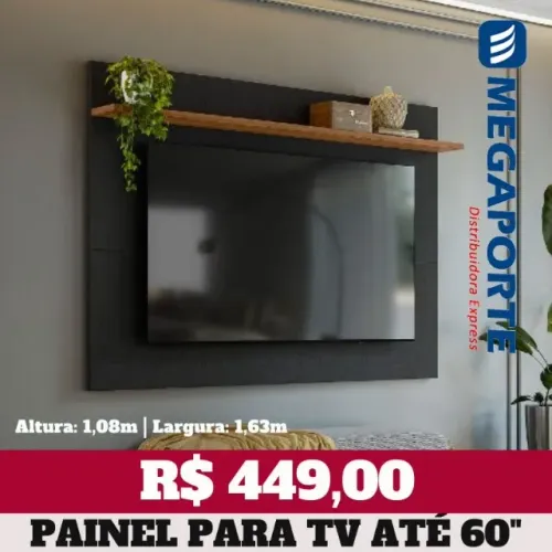 Painel para Televisão para televisão até 60" (NOVO) Entrega Grátis!