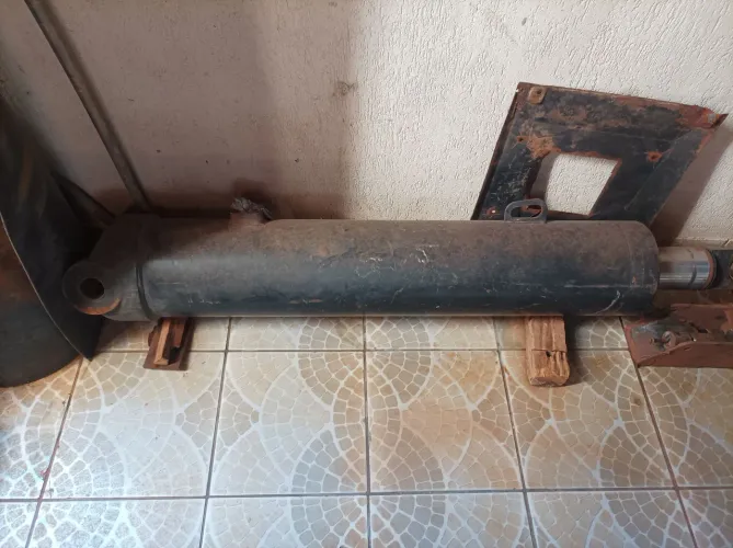 Pistão hyva 6 estágios, válvula e forra para caçamba 