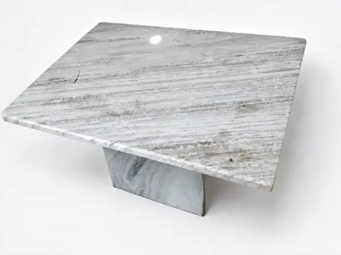 Mesa de Mármore Cinza