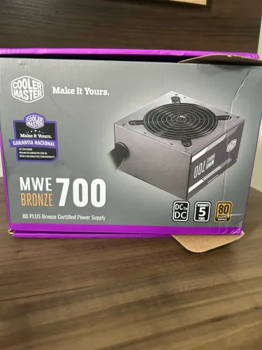FONTE COOLER MASTER 700W 80PLUS BRONZE