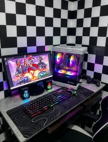 Pc Gamer Ryzen 5 + Monitor Teclado Mouse e 3 meses garantia, Entrega Grátis Novo.